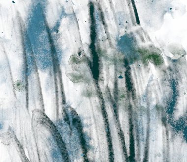 soyut suluboya lekeleri ve boya fırçaları, grunge deseni