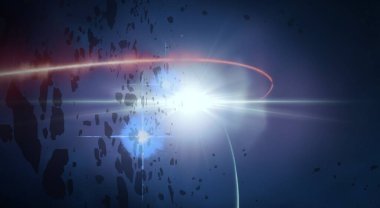 parlaklık ile renkli soyut gökyüzü arka plan