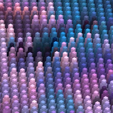 3 boyutlu illüstrasyon. Web modern fon. Renkli desen. Soyut geometrik şekiller. arkaplan.