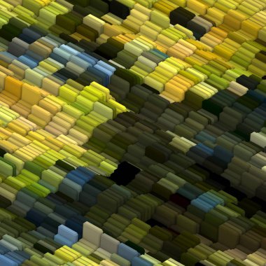 3 boyutlu illüstrasyon. Web modern fon. Renkli desen. Soyut geometrik şekiller. arkaplan.