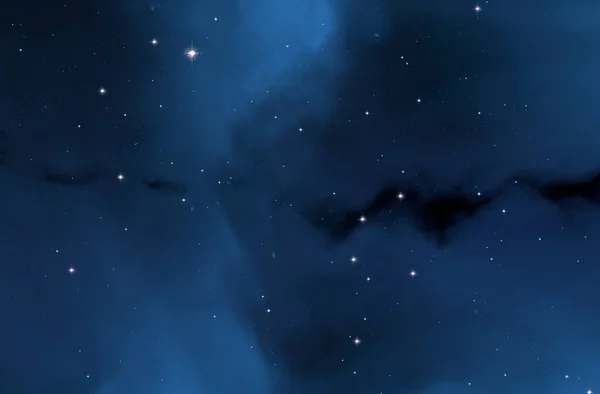 Вселенная Наполнена Звездами Газом Дальний Космос — стоковое фото