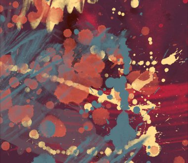 soyut renkli suluboya lekeleri ile grunge arka plan 