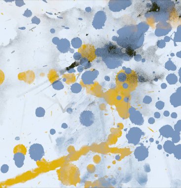 boya lekeleri ile soyut suluboya grunge desen