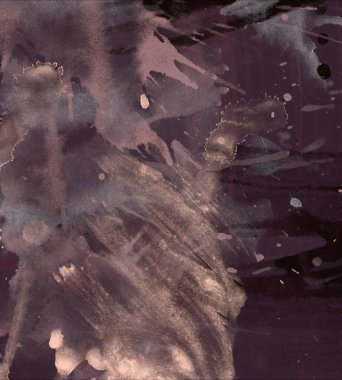 boya lekeleri ile soyut suluboya grunge desen