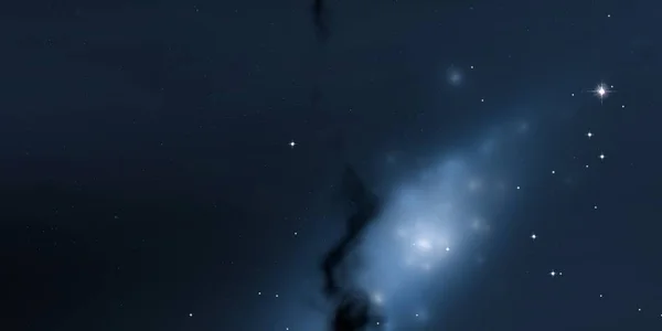 Universet Fullt Stjerner Gass Illustrasjon Kosmos Langt Borte – stockfoto