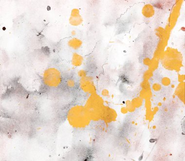 boya lekeleri ile soyut suluboya grunge desen