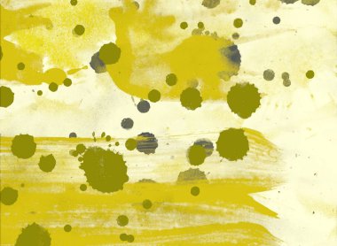 boya lekeleri ile soyut suluboya grunge desen