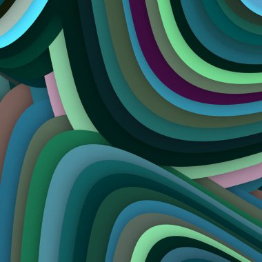 3 boyutlu illüstrasyon. Web modern fon. Renkli desen. Soyut geometrik şekiller. arkaplan.