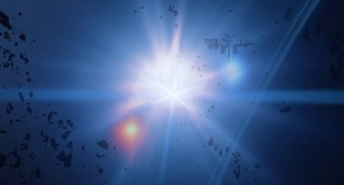 parlaklık ile renkli soyut gökyüzü arka plan