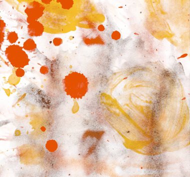 boya lekeleri ile soyut suluboya grunge desen