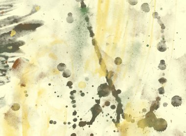 boya lekeleri ile soyut suluboya grunge desen