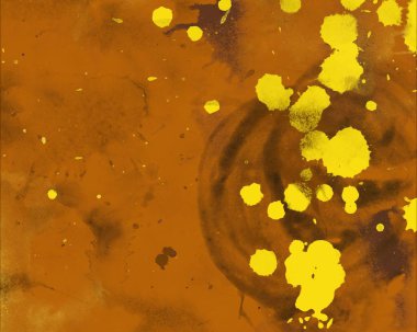 boya lekeleri ile soyut suluboya grunge desen