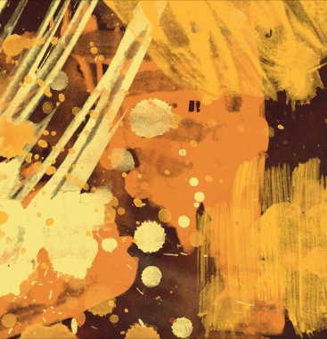 boya darbeleri ile soyut suluboya grunge deseni