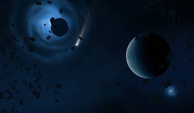 parlaklık ile renkli soyut gökyüzü arka plan