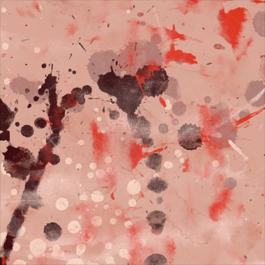 boya darbeleri ile soyut suluboya grunge deseni