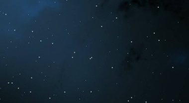 Evren yıldız ve gazla dolu. Uzak evren İllüstrasyon.  