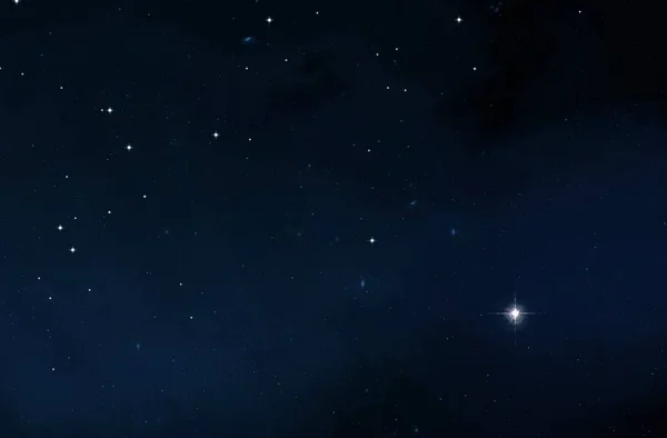 Universum Fyllt Med Stjärnor Och Gas Långt Avlägset Kosmos Illustration — Stockfoto
