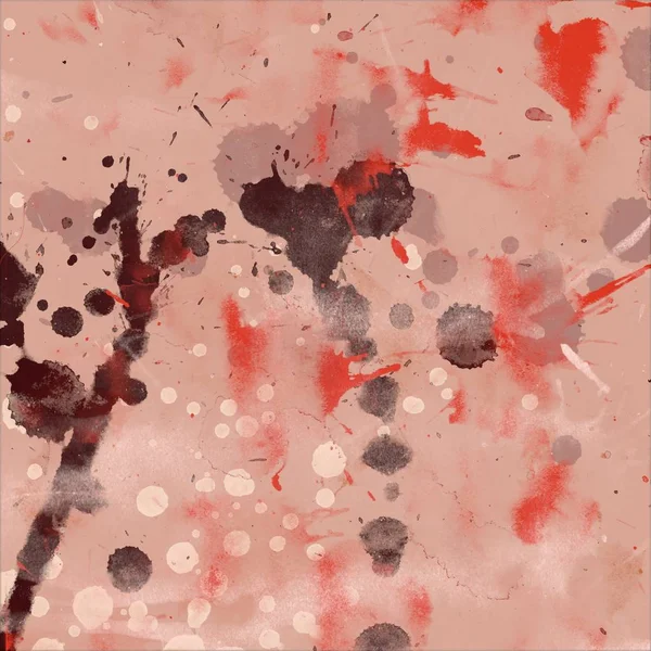 boya darbeleri ile soyut suluboya grunge deseni