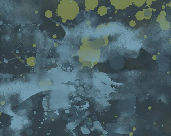 Abstract Aquarel Grunge Patroon Met Verf Lijnen — Stockfoto