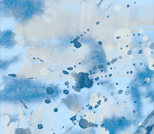 Abstraktes Aquarell Grunge Muster Mit Pinselstrichen — Stockfoto