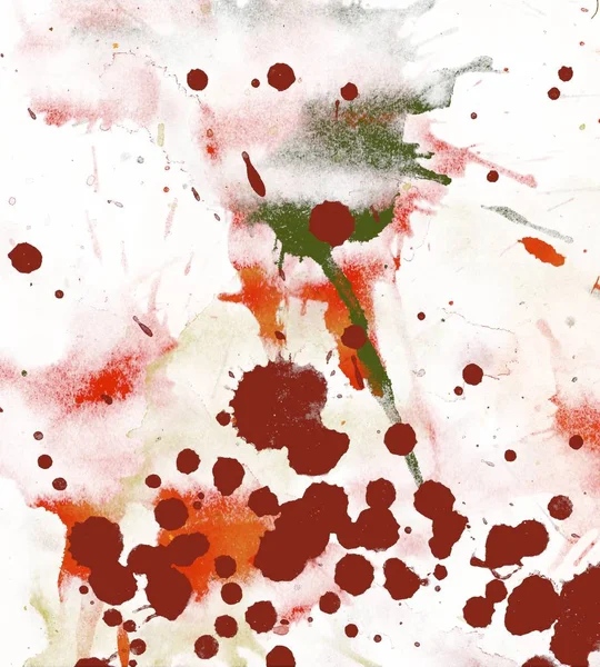 Abstrakt Akvarell Grunge Mönster Med Paint Strokes — Stockfoto