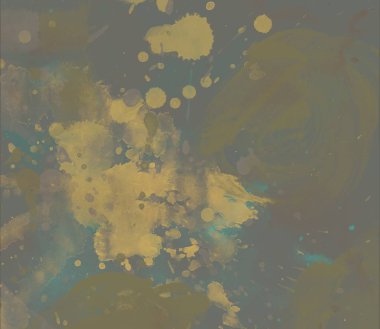 boya darbeleri ile soyut suluboya grunge deseni