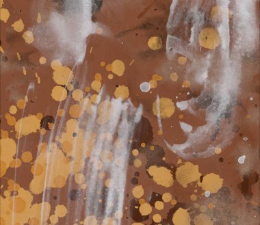 boya darbeleri ile soyut suluboya grunge deseni