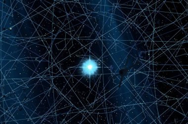 parlaklık ile renkli soyut gökyüzü arka plan