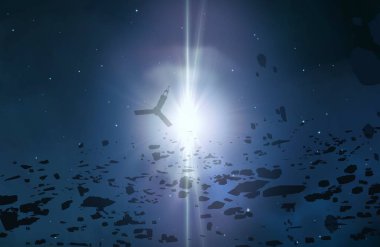 parlaklık ile renkli soyut gökyüzü arka plan