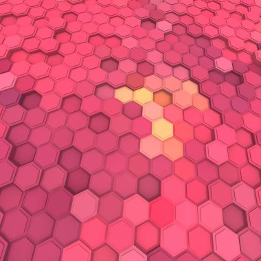 3 boyutlu illüstrasyon. Web modern fon. Renkli desen. Soyut geometrik şekiller. arkaplan.