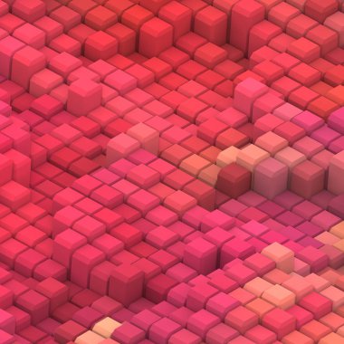 3 boyutlu illüstrasyon. Web modern fon. Renkli desen. Soyut geometrik şekiller. arkaplan.