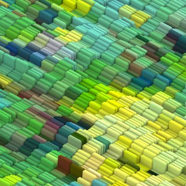 3 boyutlu illüstrasyon. Web modern fon. Renkli desen. Soyut geometrik şekiller. arkaplan.