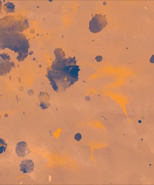 boya darbeleri ile soyut suluboya grunge deseni