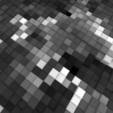 3 boyutlu illüstrasyon. Web modern fon. Renkli desen. Soyut geometrik şekiller. arkaplan.