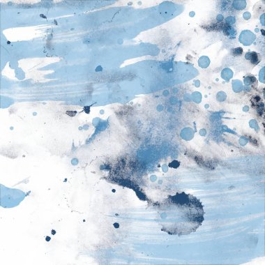 boya darbeleri ile soyut suluboya grunge deseni