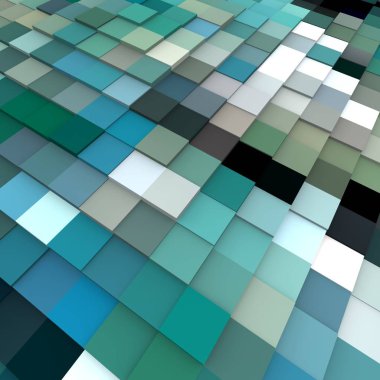 3 boyutlu illüstrasyon. Web modern fon. Renkli desen. Soyut geometrik şekiller. arkaplan.