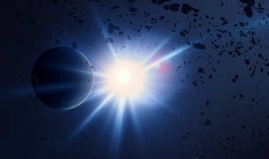 Soyut alan koyu arka plan  