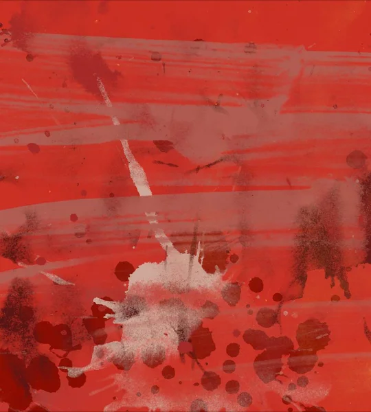 Abstract Aquarel Grunge Patroon Met Verf Lijnen — Stockfoto