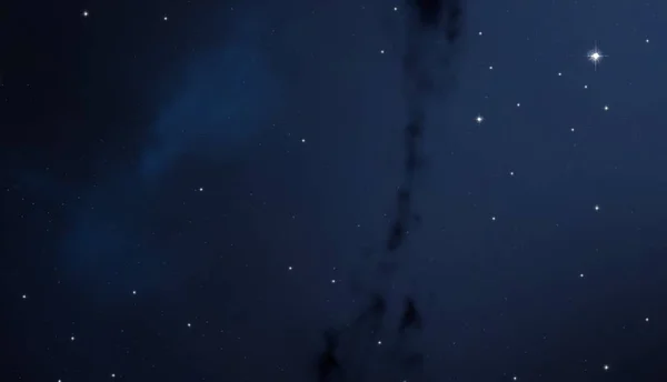 Universo Lleno Estrellas Gas Cosmos Lejanos Ilustración — Foto de Stock