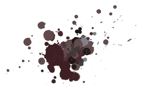 Kolorowe Plamy Atramentu Farby Splatters Jasnym Materiale Wielokolorowe Kropki Akwarela — Zdjęcie stockowe