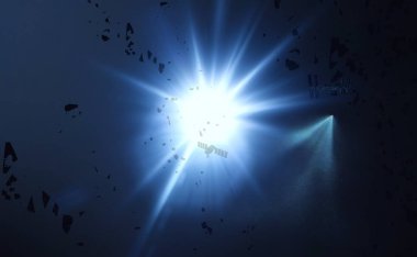 parlaklık ile renkli soyut gökyüzü arka plan