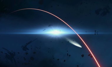 Soyut alan koyu arka plan  