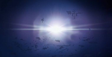 kozmos astronomi arka plan, evren