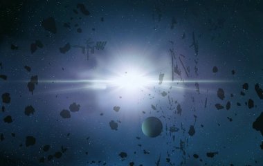 Soyut alan koyu arka plan  