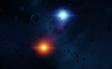 parlaklık ile renkli soyut gökyüzü arka plan