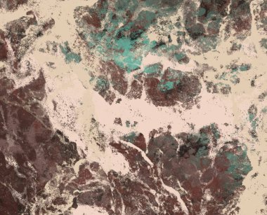 terk edilmiş renkli yapı, grungy antik beton arka plan