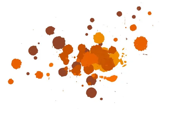 Illustration Colorful Ink Splashes Paint Splatters Bright Background — Stock Photo, Image