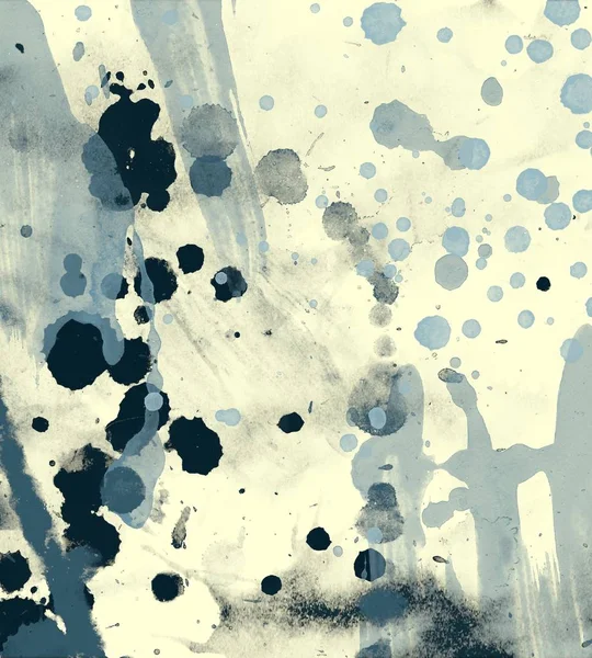 Абстрактный Акварельный Фон Гранжа Рисунком Мазков Кисти — стоковое фото