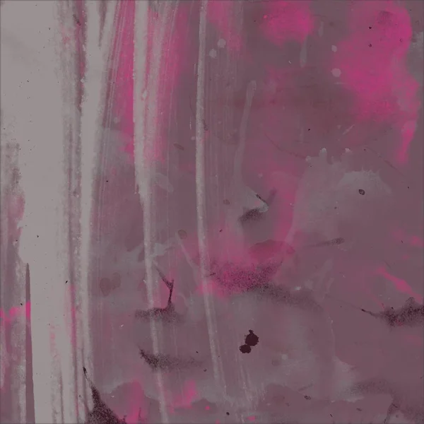 Абстрактный Акварельный Фон Гранжа Рисунком Мазков Кисти — стоковое фото
