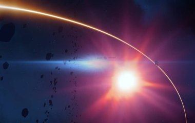 parlaklık ile renkli soyut gökyüzü arka plan